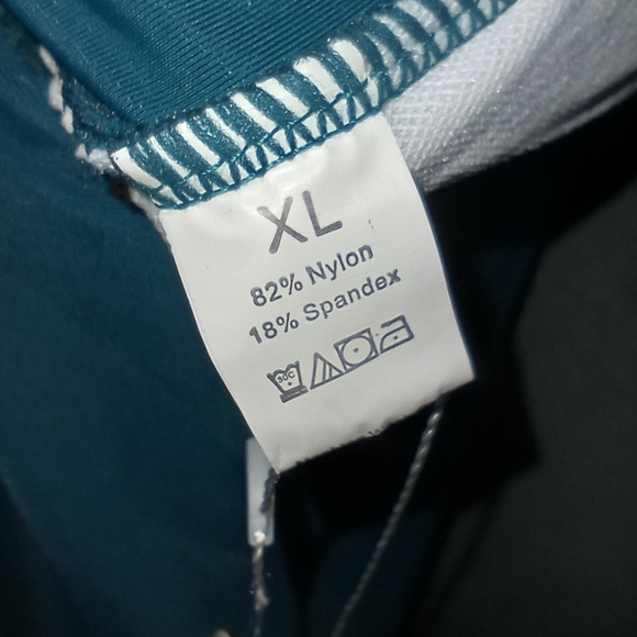 Willingyo Dusty Blue One Piece Ruched Twist Front Swimsuit Size XL NWT - Picture 4 of 5